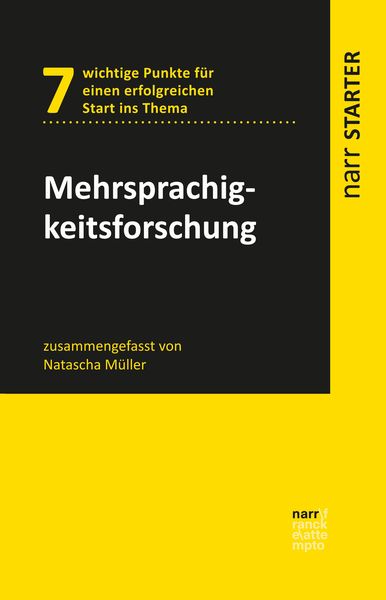 Produktbild: Mehrsprachigkeitsforschung