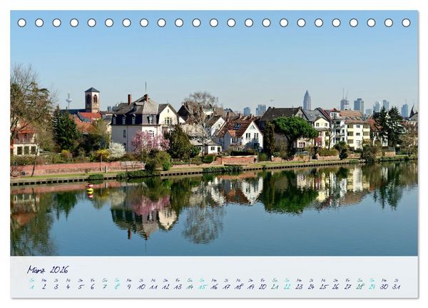 Produktbild: Furioses Frankfurt am Main (Tischkalender 2026 DIN A5 quer), CALVENDO Monatskalender