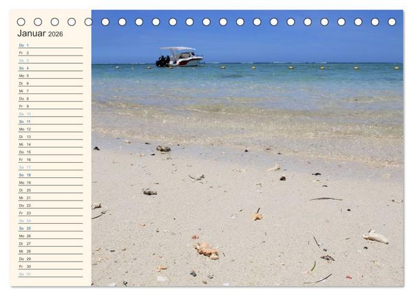 Produktbild: Mauritius - traumhaft und unvergesslich (Tischkalender 2026 DIN A5 quer), CALVENDO Monatskalender