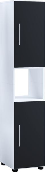 Holz Badmöbel Badschrank Hochschrank Flandu