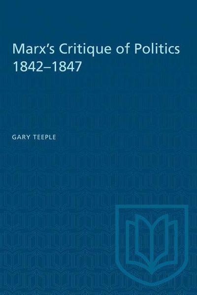 Produktbild: Marx's Critique of Politics 1842-1847