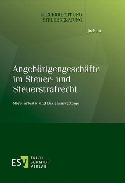 Produktbild: Angeh&ouml;rigengesch&auml;fte im Steuer- und Steuerstrafrecht
