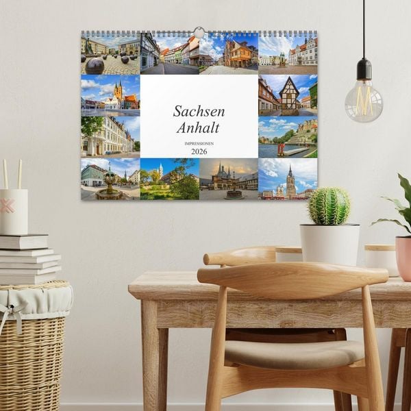 Produktbild: Sachsen Anhalt Impressionen (Wandkalender 2026 DIN A3 quer), CALVENDO Monatskalender