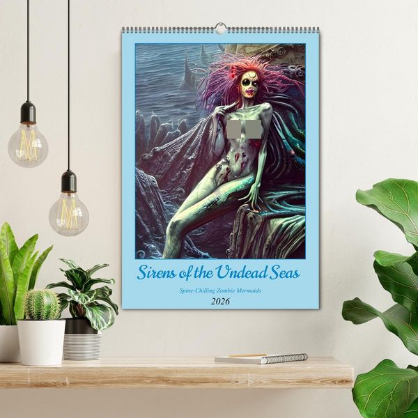 Produktbild: Sirens of the Undead Seas (Wall Calendar 2026 DIN A2 portrait), CALVENDO 12 Month Wall Calendar