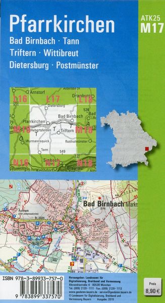 Produktbild: Pfarrkirchen 1 : 25 000