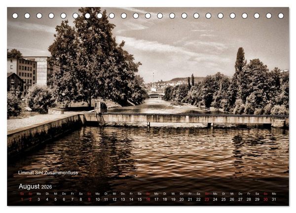 Produktbild: Gutes altes Z&uuml;rich (Tischkalender 2026 DIN A5 quer), CALVENDO Monatskalender
