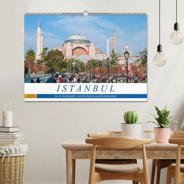 Produktbild: Istanbul - Im Schnittpunkt von Kulturen und Kontinenten (Wandkalender 2026 DIN A2 quer), CALVENDO Monatskalender