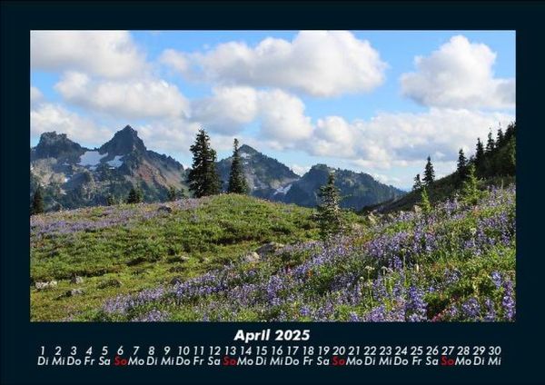 Produktbild: Berge 2025 Fotokalender DIN A5
