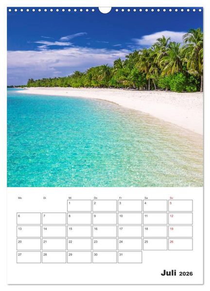 Produktbild: Inselparadiese im S&uuml;dpazifik (Wandkalender 2026 DIN A3 hoch), CALVENDO Monatskalender