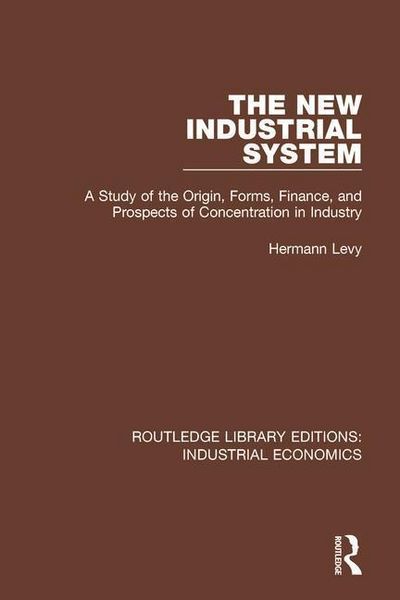 Produktbild: Levy, H: The New Industrial System