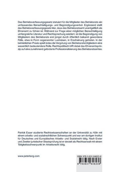 Produktbild: Die Beg&uuml;nstigung von Mitgliedern des Betriebsrats