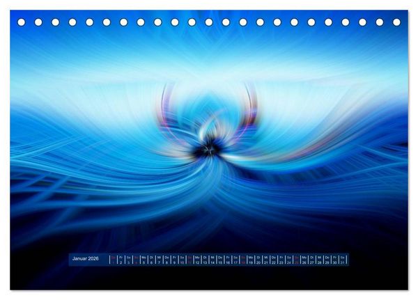 Produktbild: Zen der Farben - Meditative Bilder (Tischkalender 2026 DIN A5 quer), CALVENDO Monatskalender