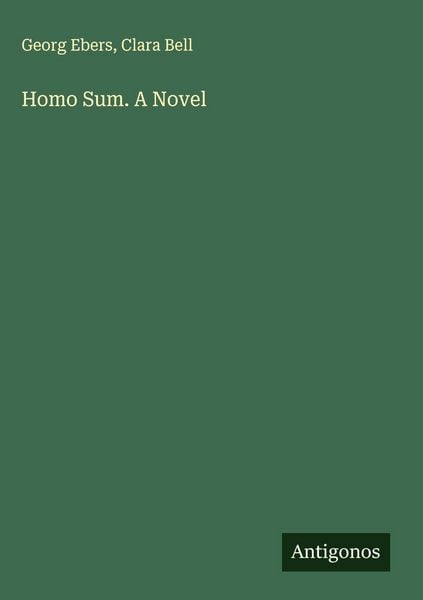 Produktbild: Homo Sum. A Novel