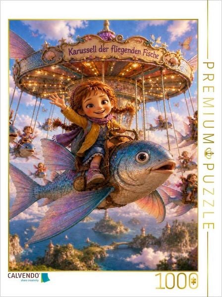 CALVENDO Puzzle Das Wunderkarussell | 1000 Teile Lege-Größe 64 × 48 cm Foto-Puzzle für glückliche Stunden