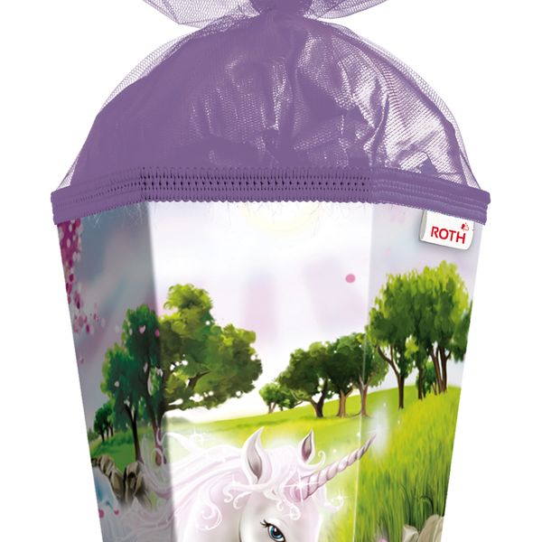 Produktbild: Motiv-Schult&uuml;te 85cm, Einhorn m. Fohlen
