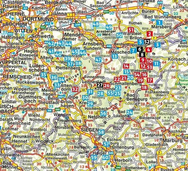 Produktbild: ROTHER Wanderf&uuml;hrer Sauerland