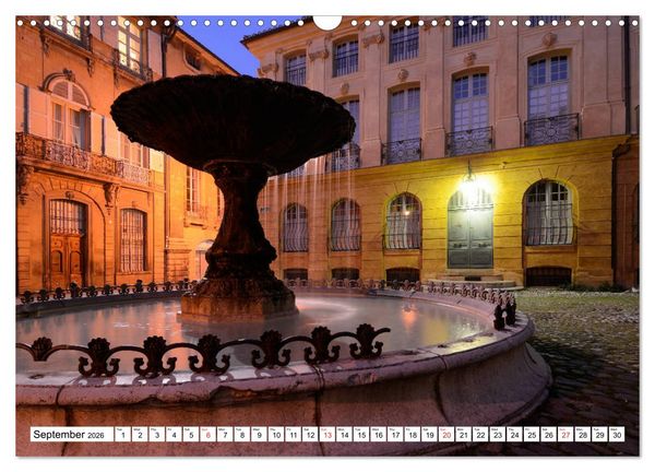 Produktbild: Aix-en-Provence, Provence's historical capital (Wall Calendar 2026 DIN A3 landscape), CALVENDO 12 Month Wall Calendar