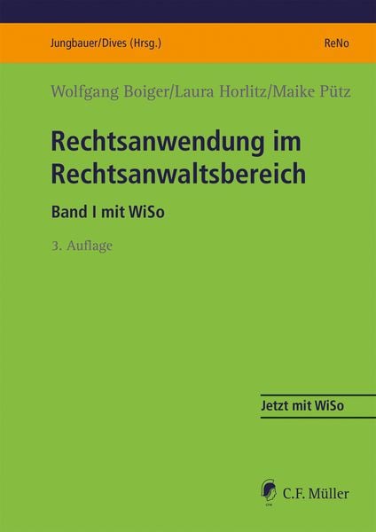 Produktbild: Rechtsanwendung im Rechtsanwaltsbereich