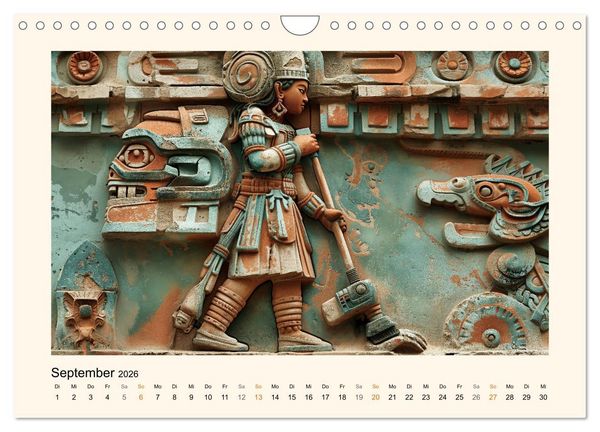 Produktbild: Die Maya und ihre Geheimnisse (Wandkalender 2026 DIN A4 quer), CALVENDO Monatskalender