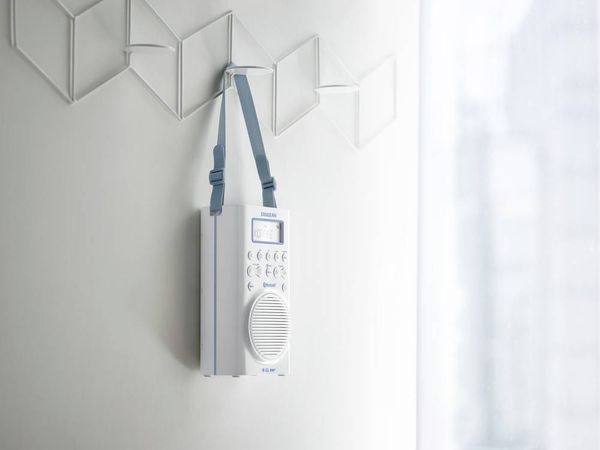 Produktbild: Sangean H205 Badradio DAB+, UKW Bluetooth&reg; wasserdicht Wei&szlig;