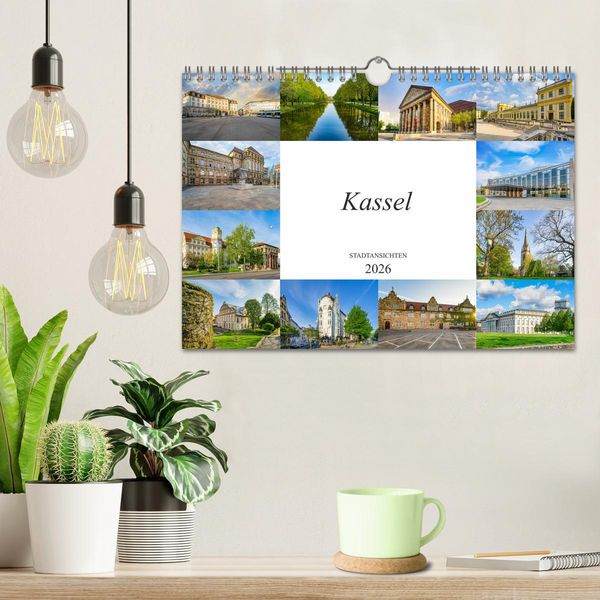 Produktbild: Kassel Stadtansichten (Wandkalender 2026 DIN A4 quer), CALVENDO Monatskalender