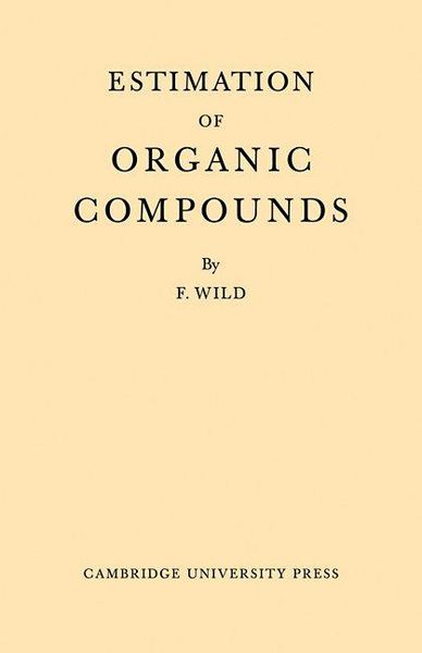 Produktbild: Estimation Organic Compounds