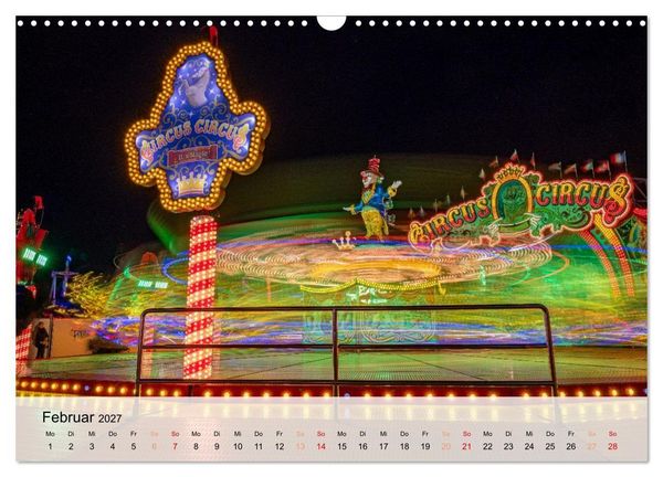 Produktbild: Lichterzauber auf dem Hamburger Dom (Wandkalender 2027 DIN A3 quer), CALVENDO Monatskalender