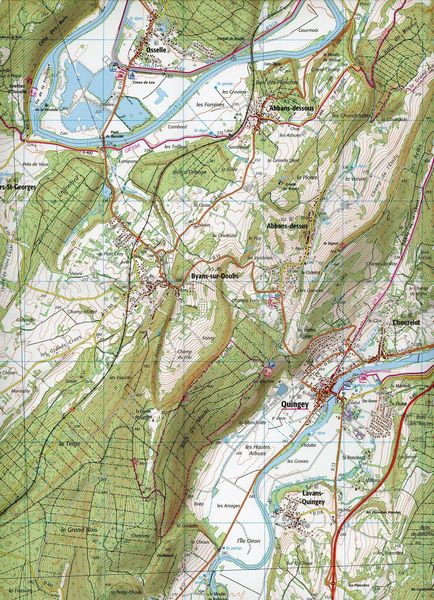 Produktbild: Arc-et-Senans. Quingey. Vall&eacute;es de la Loue et du Lison