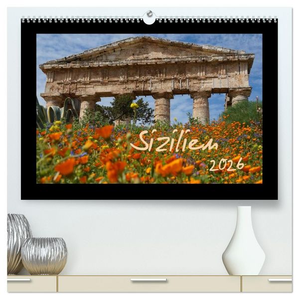 Produktbild: Sizilien (hochwertiger Premium Wandkalender 2026 DIN A2 quer), Kunstdruck in Hochglanz