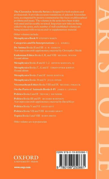 Produktbild: Aristotle Nicomachean Ethics Books II-IV