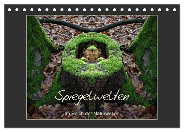 Produktbild: Spiegelwelten - Im Reich der Naturwesen (Tischkalender 2026 DIN A5 quer), CALVENDO Monatskalender