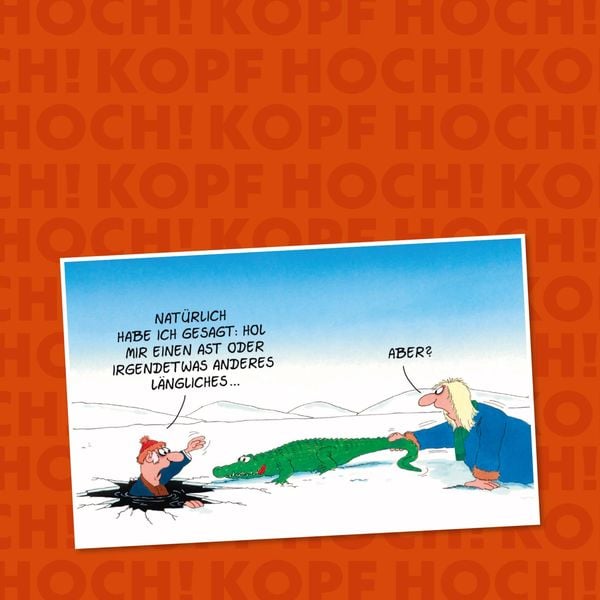 Produktbild: Uli Stein: Gute Wünsche!: Kopf hoch! Schwarzer Humor hilft