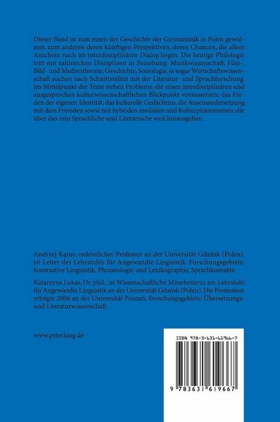Produktbild: Germanistik in Polen