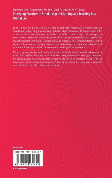 Produktbild: Emerging Practices in Scholarship of Learning and Teaching in a Digital Era