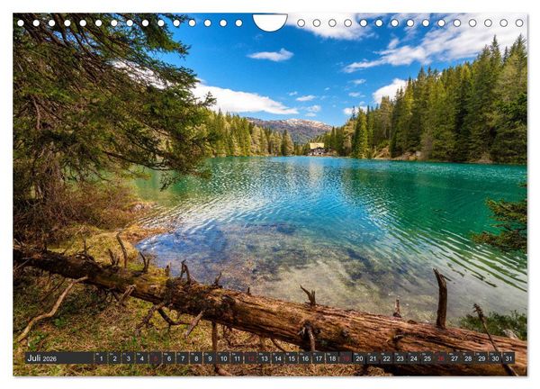 Produktbild: Tiroler Bergseen (Wandkalender 2026 DIN A4 quer), CALVENDO Monatskalender
