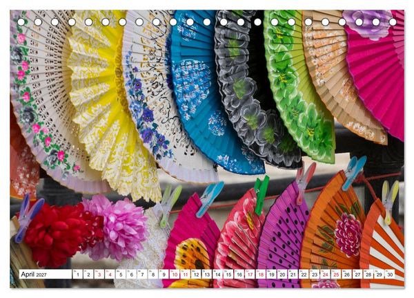 Produktbild: Momente einer Reise - Andalusien (Tischkalender 2027 DIN A5 quer), CALVENDO Monatskalender