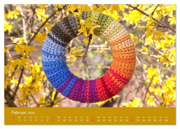 Produktbild: Aus Liebe zum H&auml;keln (hochwertiger Premium Wandkalender 2026 DIN A2 quer), Kunstdruck in Hochglanz