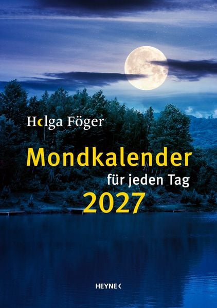 Mondkalender für jeden Tag 2027