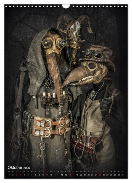 Produktbild: Steampunk Artwork (Wandkalender 2026 DIN A3 hoch), CALVENDO Monatskalender