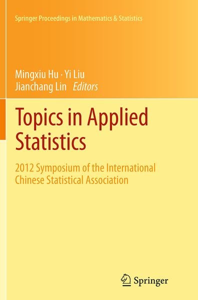 Produktbild: Topics in Applied Statistics