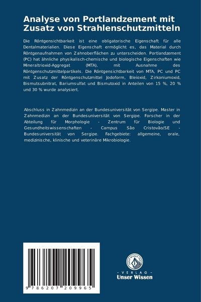 Produktbild: Analyse von Portlandzement mit Zusatz von Strahlenschutzmitteln