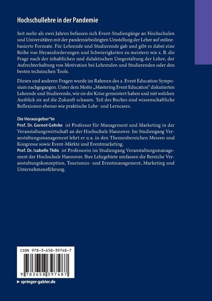 Produktbild: Hochschullehre in der Pandemie