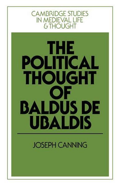 Produktbild: The Political Thought of Baldus de Ubaldis