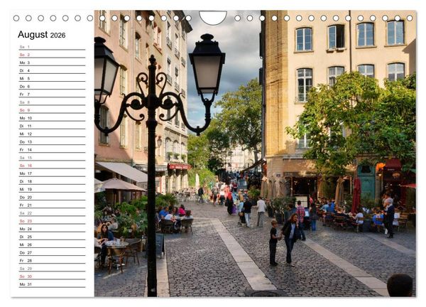 Produktbild: Frankreichs gro&szlig;e St&auml;dte - Lyon (Wandkalender 2026 DIN A4 quer), CALVENDO Monatskalender