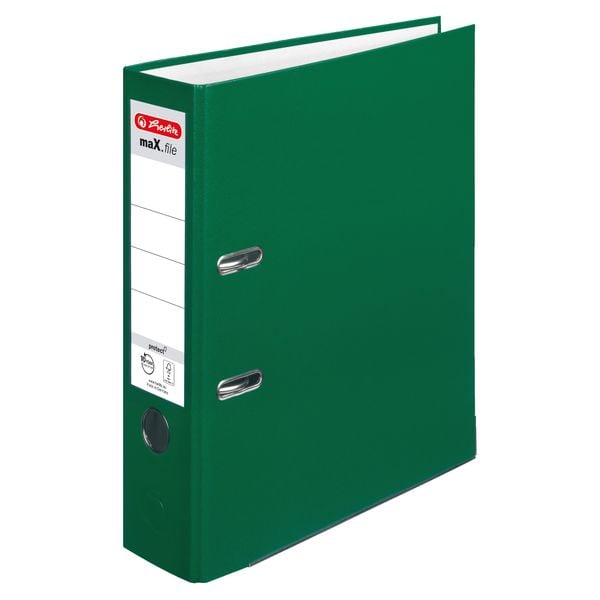 Produktbild: Herlitz Ordner maX.file protect A4 8cm gr&uuml;n