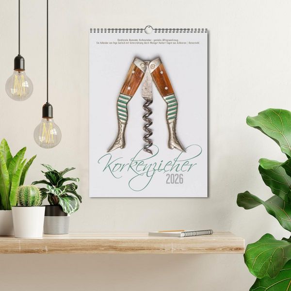 Produktbild: Emotionale Momente: Korkenzieher - geniales Alltagswerkzeug. (Wandkalender 2026 DIN A3 hoch), CALVENDO Monatskalender
