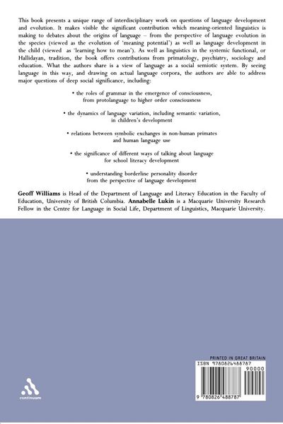 Produktbild: The Development of Language