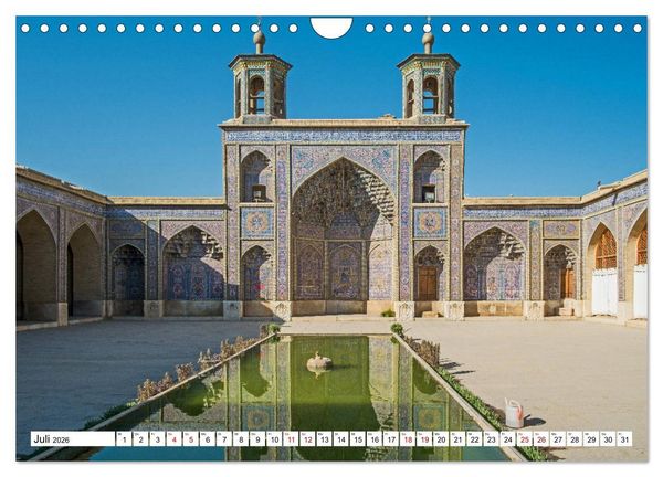 Produktbild: St&auml;dte des Irans - Shiraz (Wandkalender 2026 DIN A4 quer), CALVENDO Monatskalender
