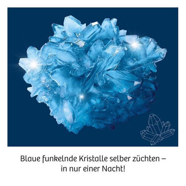 Produktbild: Blaue Kristalle selbst z&uuml;chten