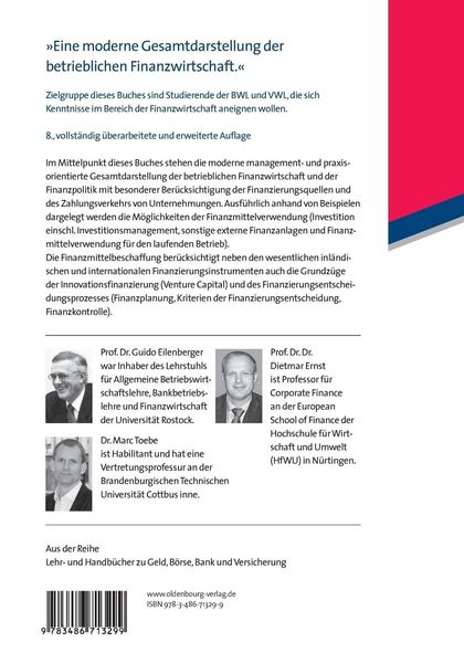 Produktbild: Betriebliche Finanzwirtschaft
